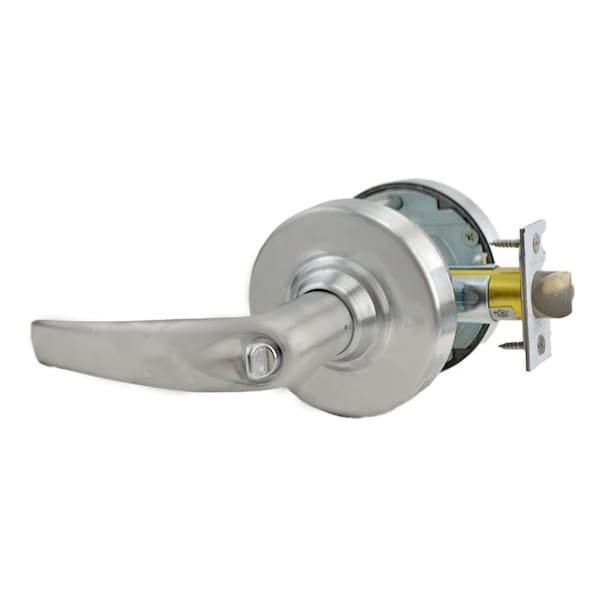 Schlage Commercial ALX Series Grade 2 Entry Athens Lever Lock Less Cylinder with 47267042 2-3/4in Deadlatch and ALX53LATH626 - main